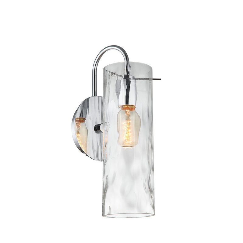 Alys One Light Wall Sconce in Satin Nickel