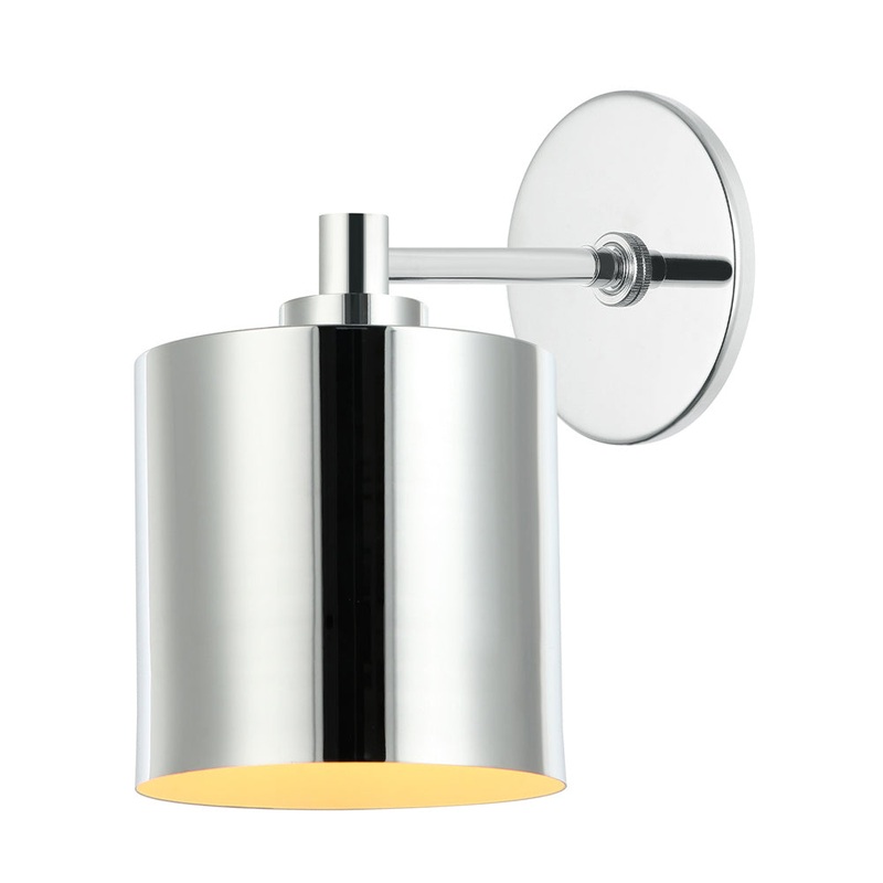 Andel One Light Wall Sconce in Polished Chrome