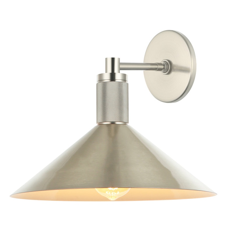 Andreo One Light Wall Sconce in Satin Nickel