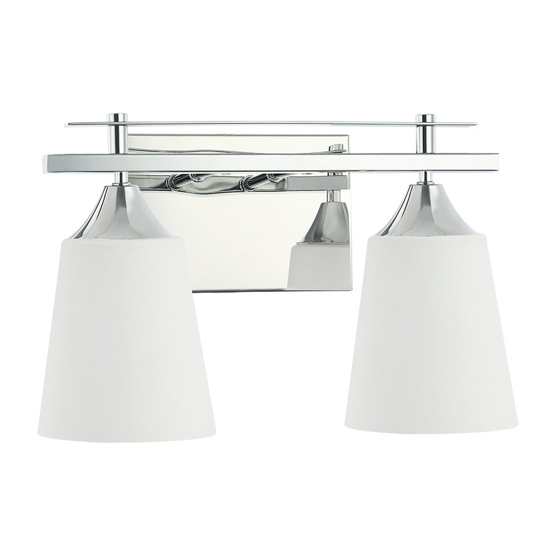 Bronson Two Light Vanity in Polished Chrome