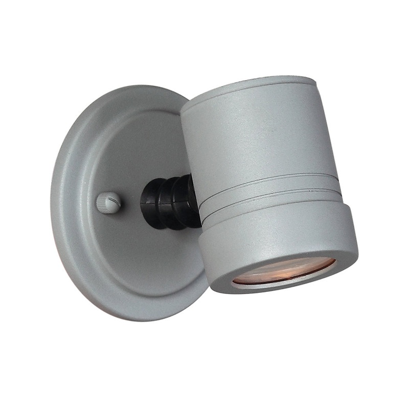 Burbank One Light Outdoor Wall Sconce in Gray