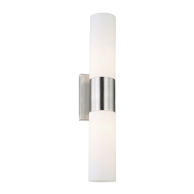 Cavalleria Two Light Wall Sconce in Satin Nickel