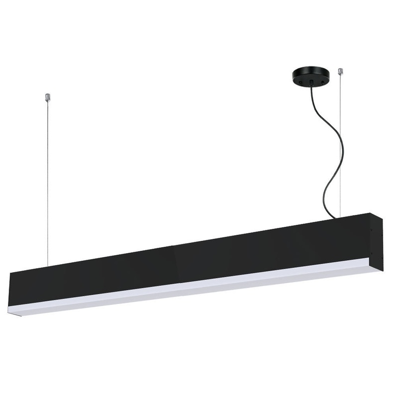 DUO LED Pendant in Matte Black