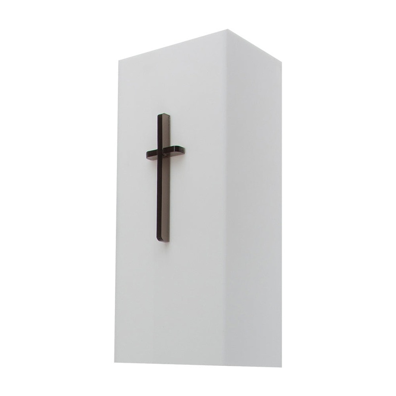 Ecclesia One Light Wall Sconce in Matte White