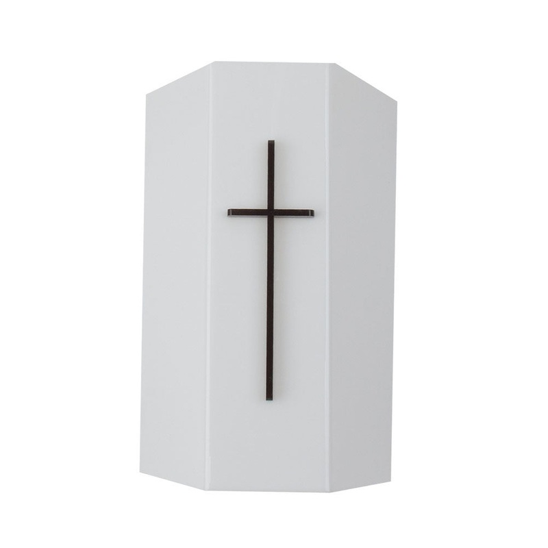 Ecclesia Two Light Wall Sconce in Matte White