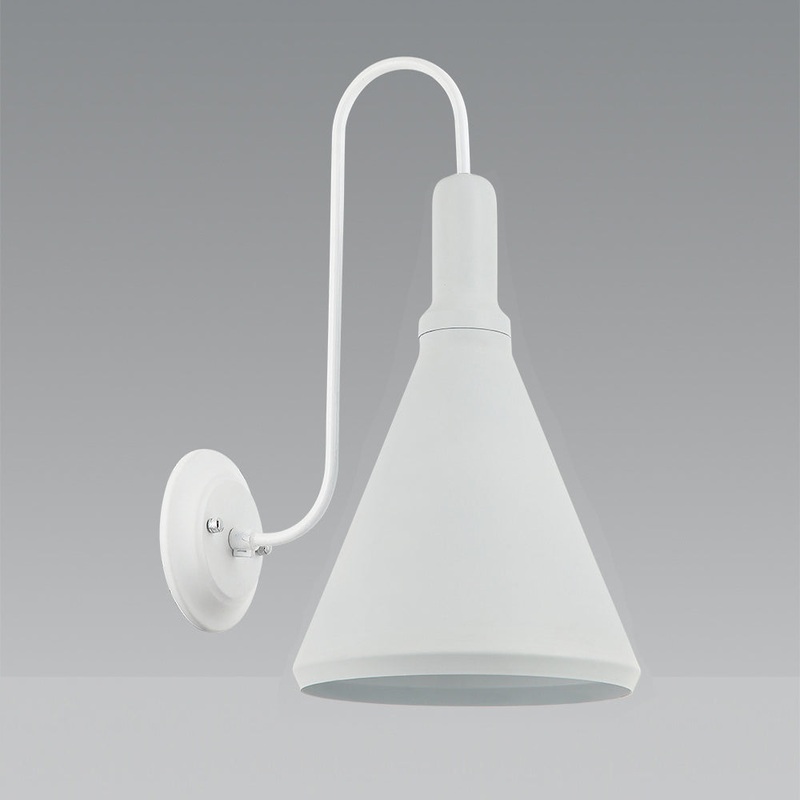 Forli One Light Wall Sconce in Matte White