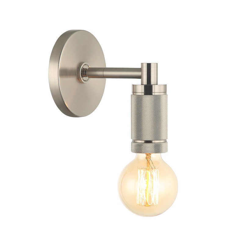 Keira One Light Wall Sconce in Satin Nickel