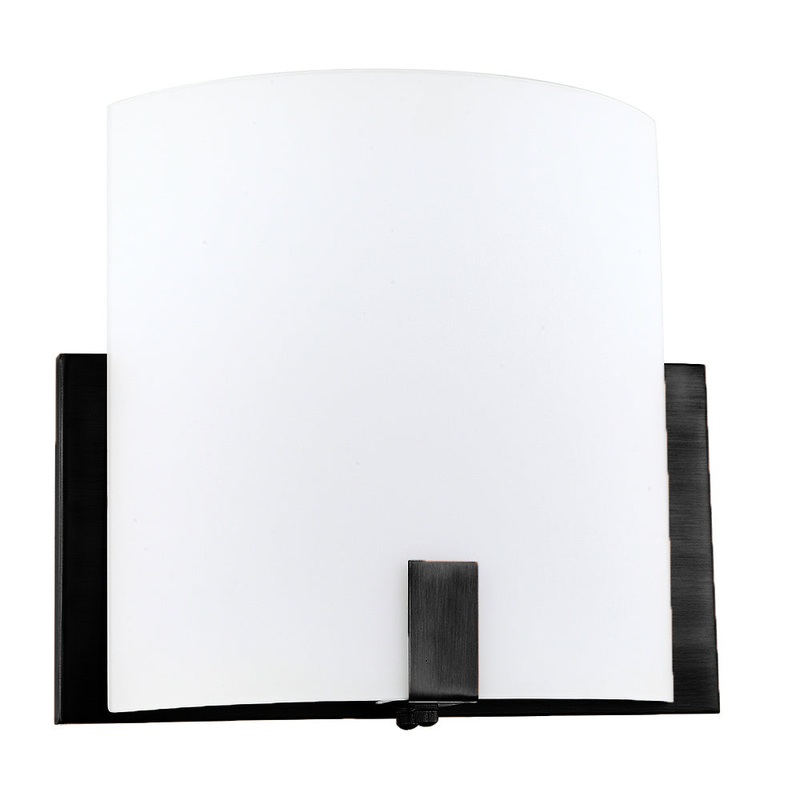 Kinston One Light Wall Sconce in Matte Black