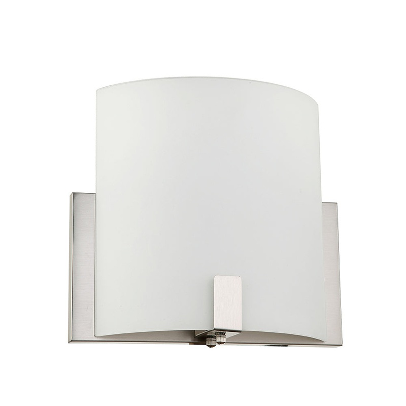 Kinston One Light Wall Sconce in Satin Nickel