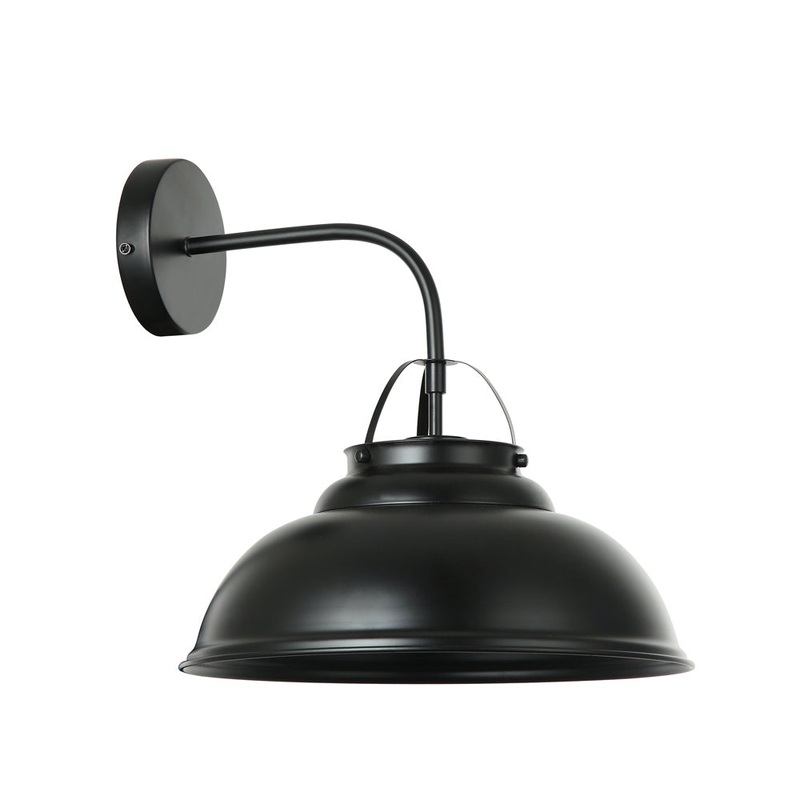 Martin One Light Wall Sconce in Matte Black