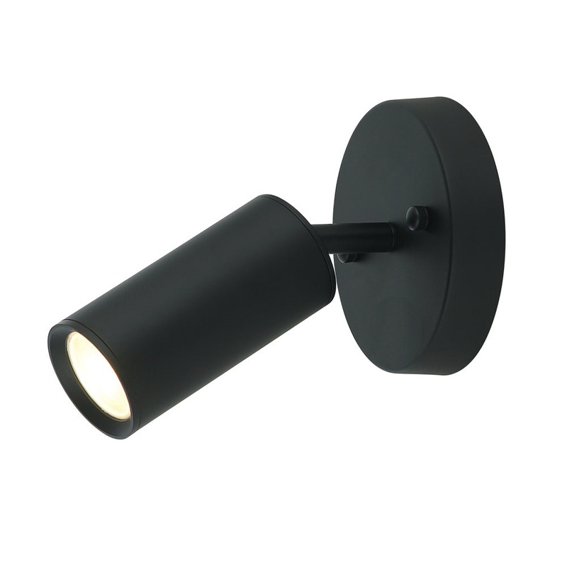 Monty LED Track in Matte Black