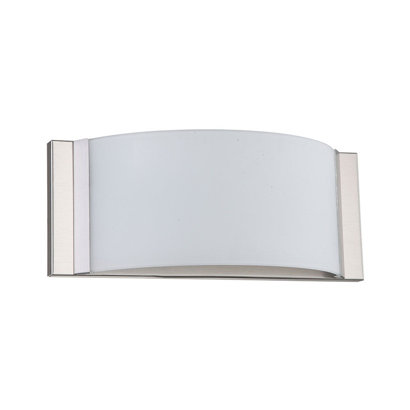 Pagliacci One Light Wall Sconce in Satin Nickel