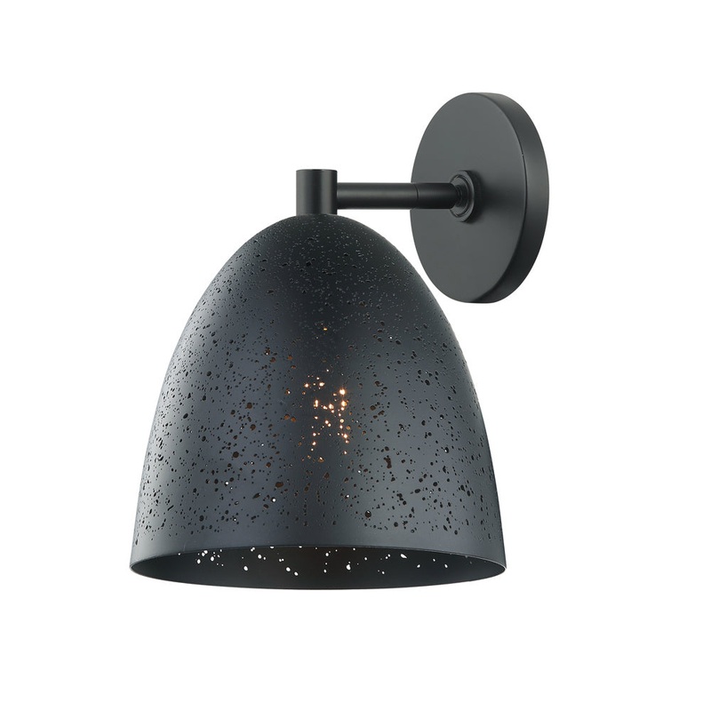 Pixie One Light Wall Sconce in Matte Black