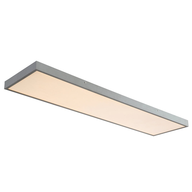 Slim LED Wall/Ceiling Fixture in Matte Black