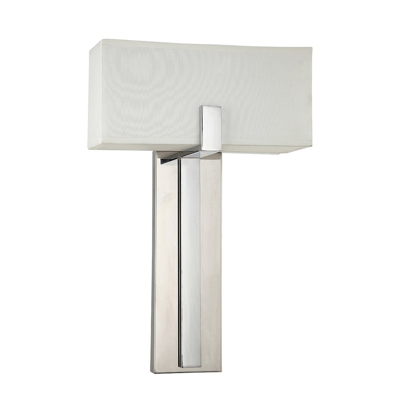 Villena One Light Wall Sconce in Polished Chrome