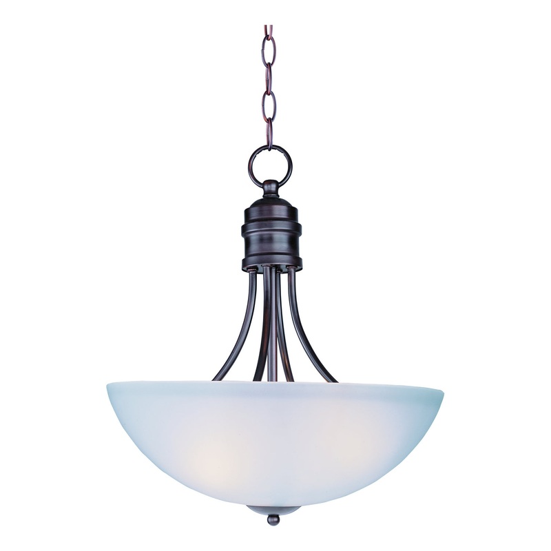 Logan Three Light Pendant in Oil Rubbed Bronze