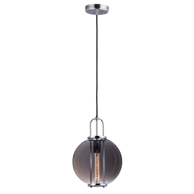 Minaret One Light Pendant in Polished Nickel