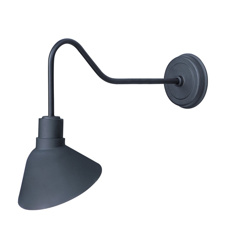 Signlite One Light Outdoor Wall Lantern in Black