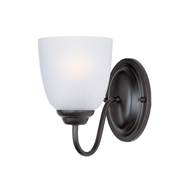 Stefan One Light Wall Sconce in Black