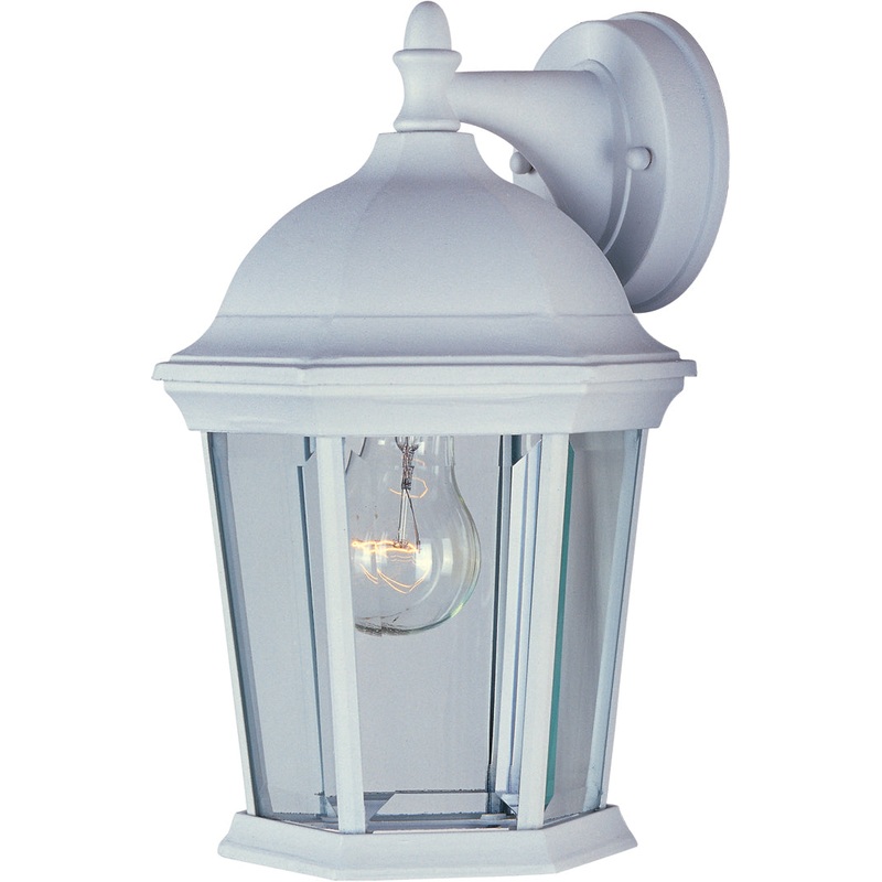 Builder Cast One Light Outdoor Wall Lantern in White