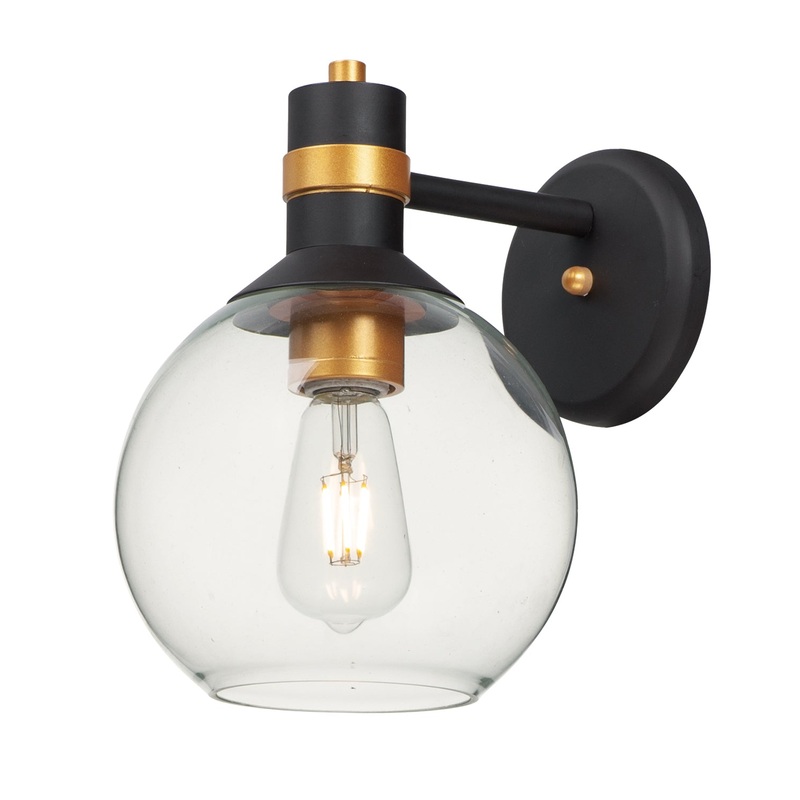 Cabin LED Outdoor Wall Sconce in Bronze / Gold