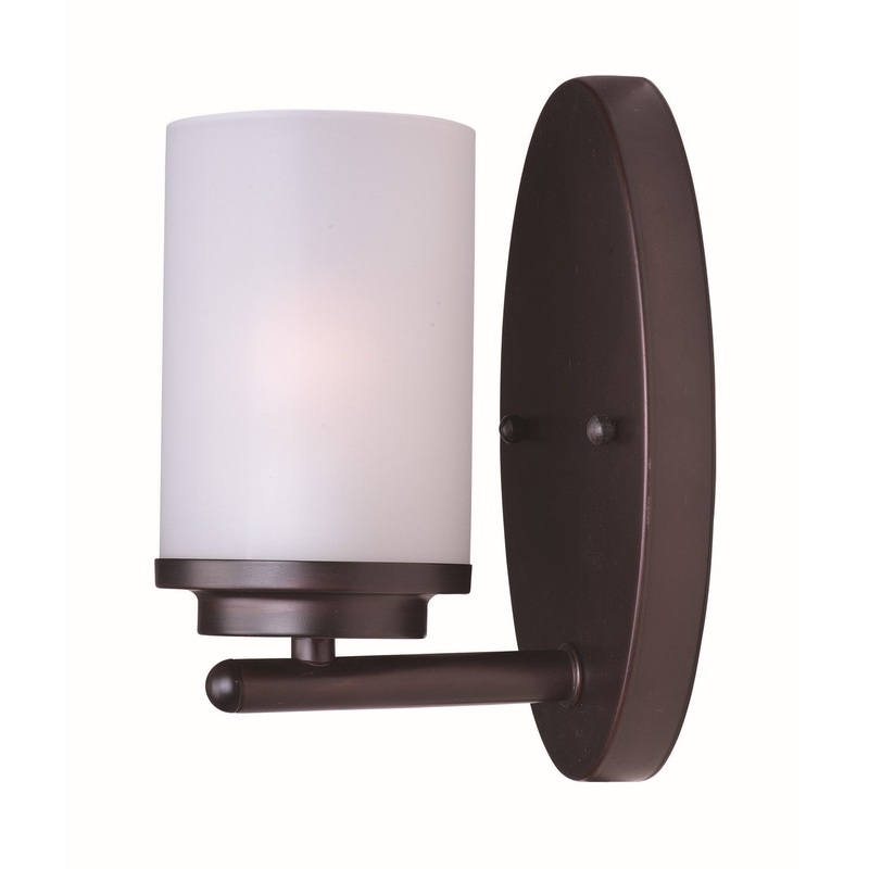 Corona One Light Bath Vanity in Oil Rubbed Bronze