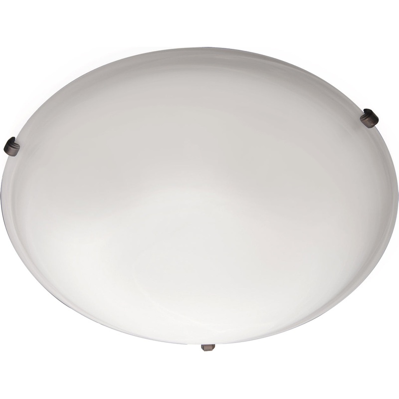 Malaga Four Light Flush Mount in Oil Rubbed Bronze