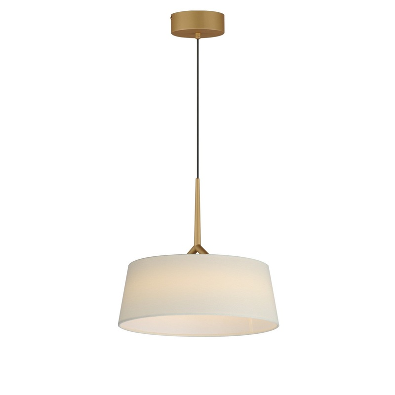 Paramount LED Pendant in Natural Aged Brass