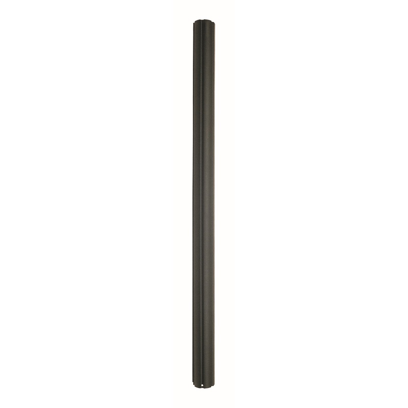 Poles Burial Pole with Photo Cell in Black