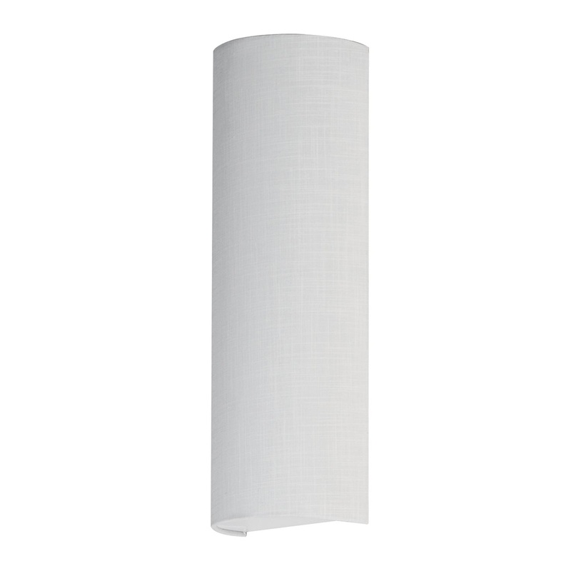 Prime LED Wall Sconce in White Linen