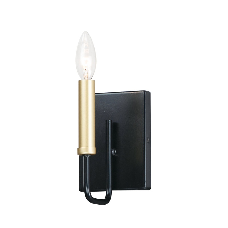 Sullivan One Light Wall Sconce in Black / Gold