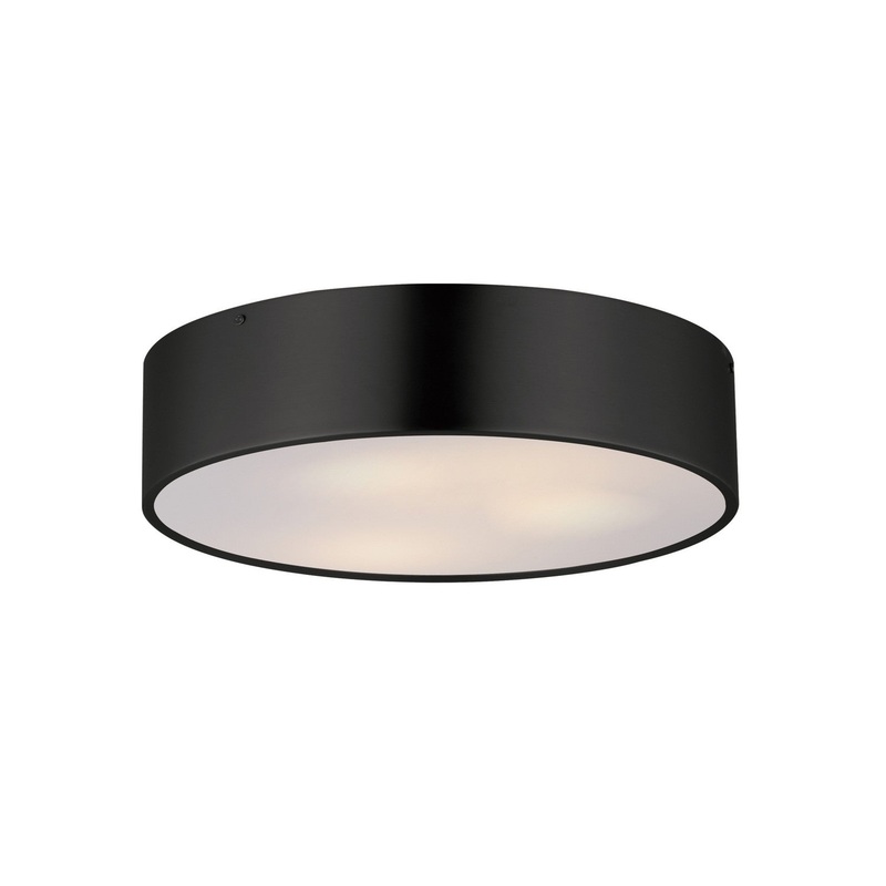 Tommy Three Light Surface Mount in Black