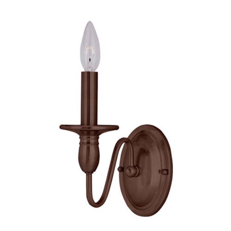 Towne One Light Wall Sconce in Oil Rubbed Bronze