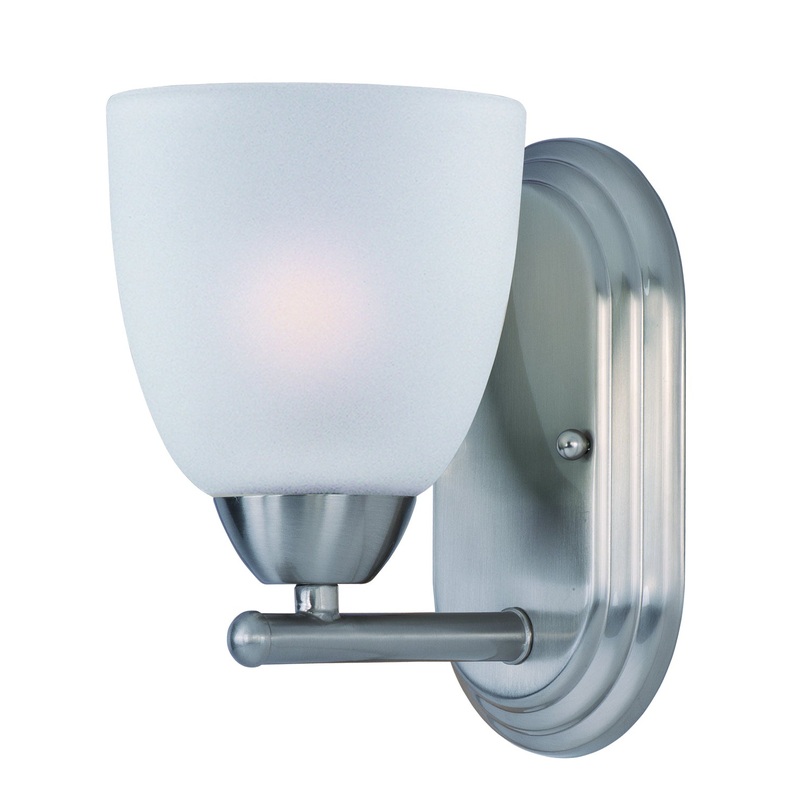 Axis One Light Bath Vanity in Satin Nickel