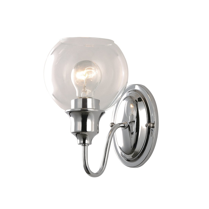 Ballord One Light Wall Sconce in Polished Chrome