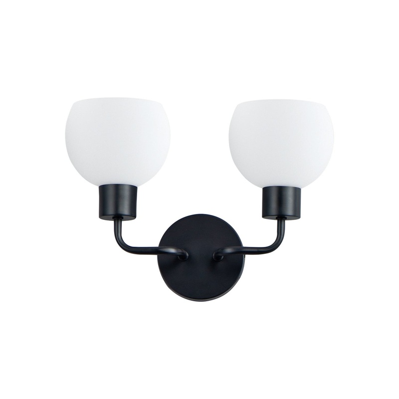 Coraline Two Light Wall Sconce in Black