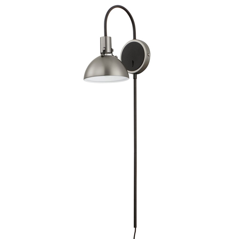 Dawn One Light Wall Sconce in Satin Nickel