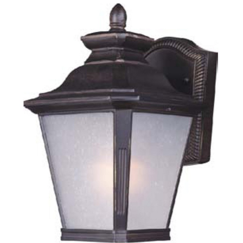 Knoxville One Light Outdoor Wall Lantern in Bronze