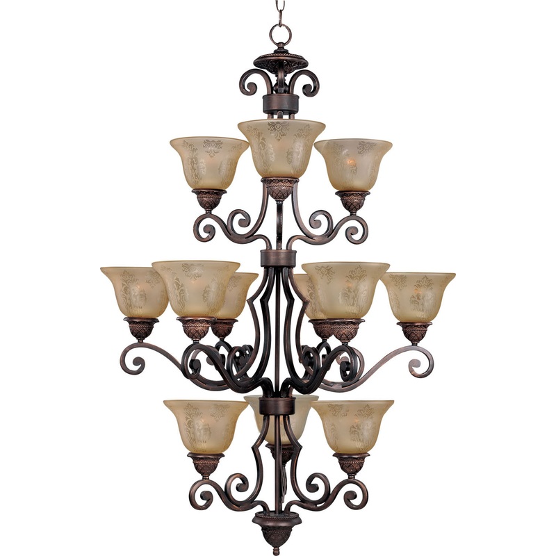 Symphony 12 Light Chandelier in Oil Rubbed Bronze