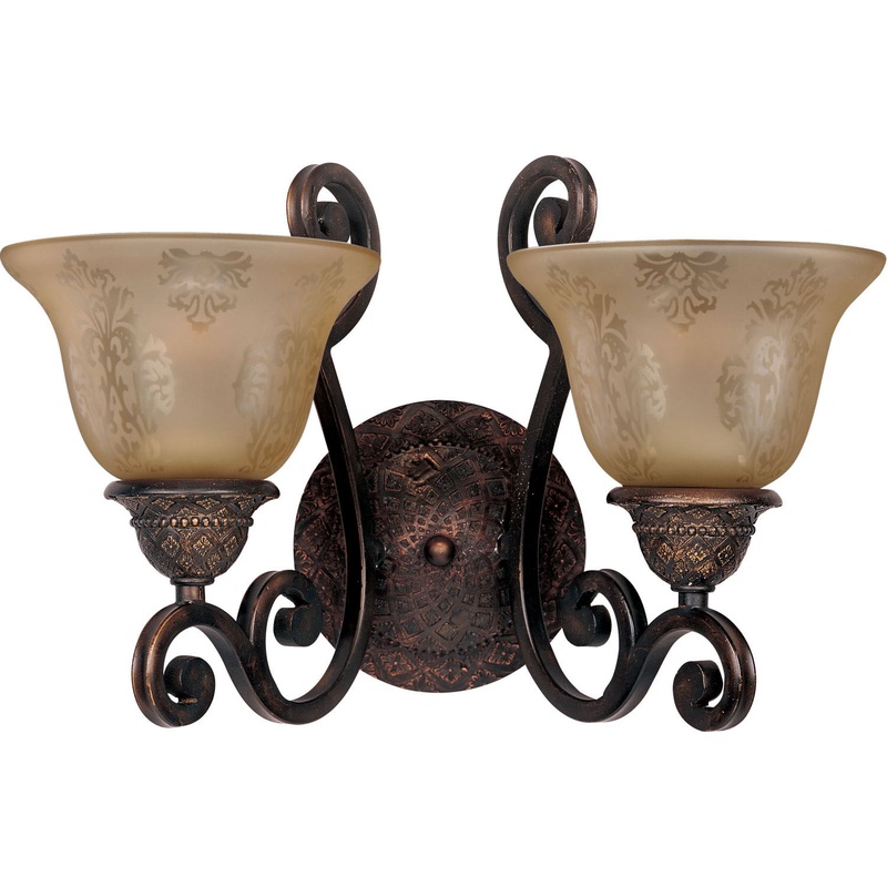 Symphony Two Light Wall Sconce in Oil Rubbed Bronze