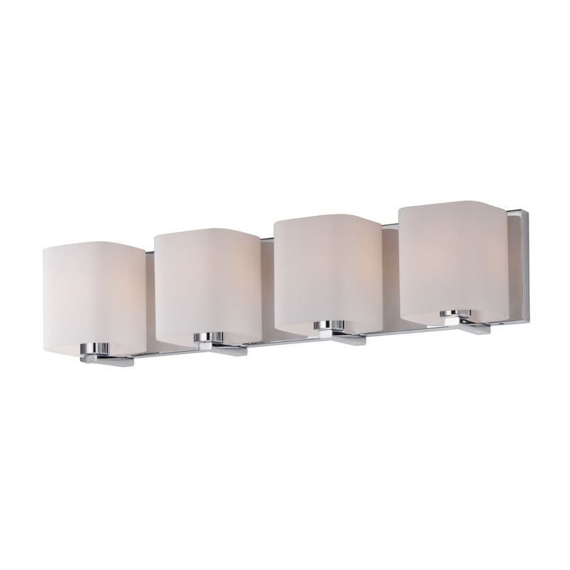 Wrap Four Light Bath Vanity in Polished Chrome
