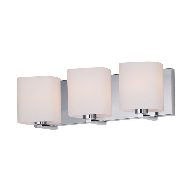Wrap Three Light Bath Vanity in Polished Chrome