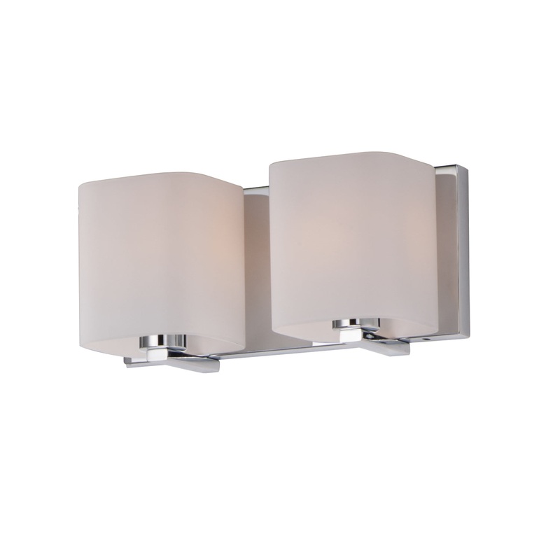 Wrap Two Light Bath Vanity in Polished Chrome