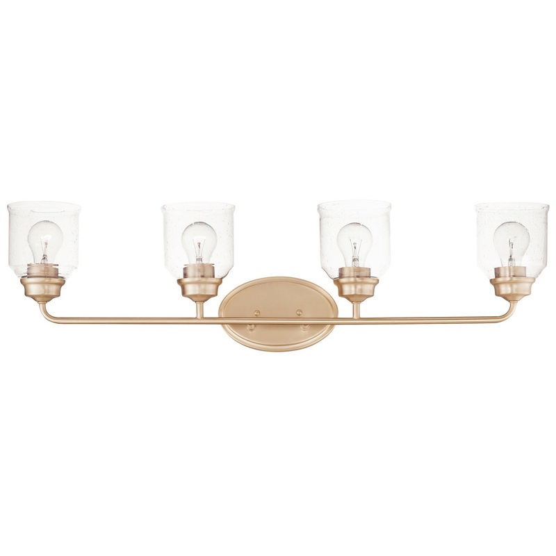 Acadia Four Light Bath Vanity in Heritage