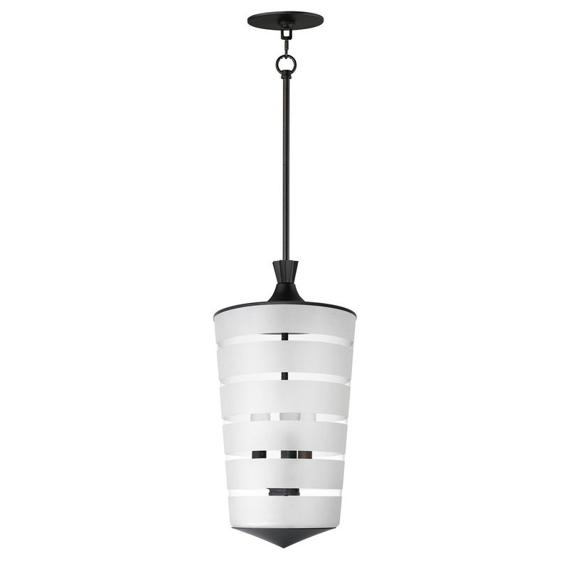 Copacabana Three Light Pendant in Black