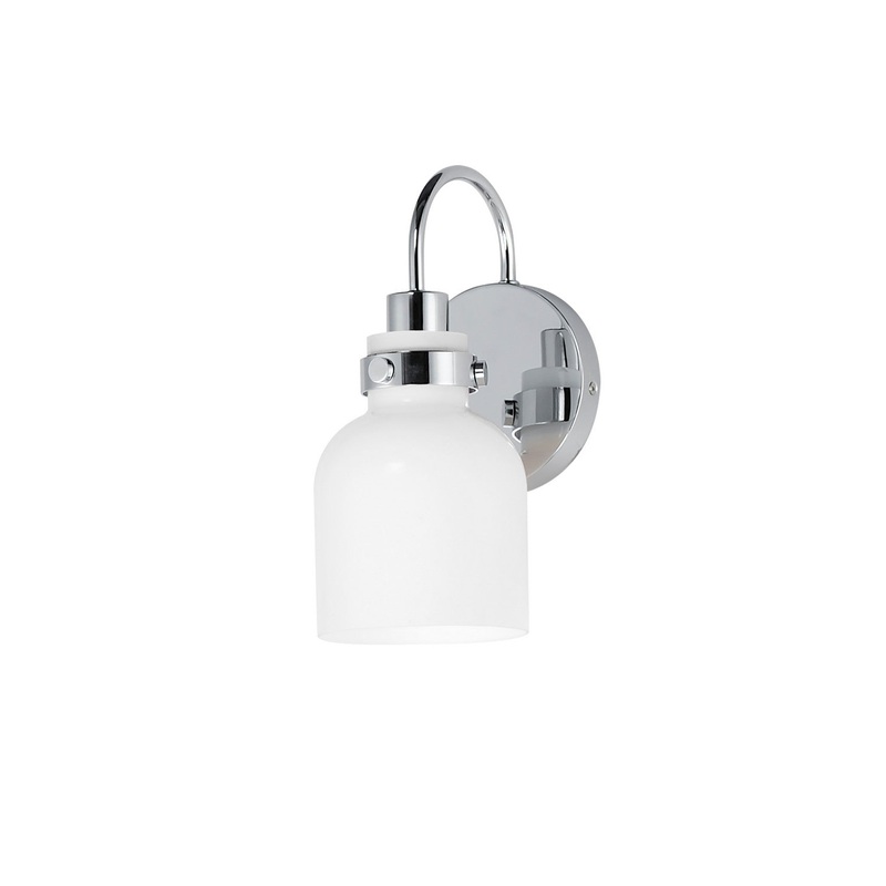 Milk One Light Wall Sconce in Polished Chrome