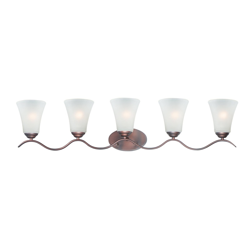 Vital Five Light Bath Vanity in Oil Rubbed Bronze