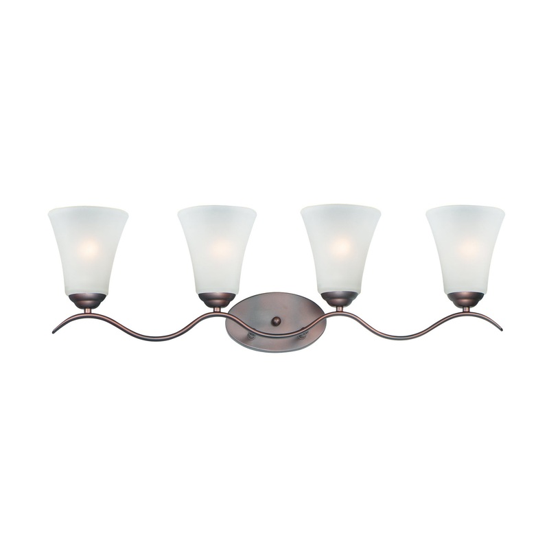 Vital Four Light Bath Vanity in Oil Rubbed Bronze