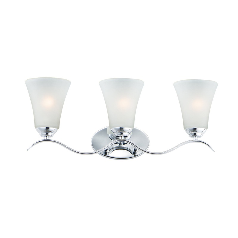 Vital Three Light Bath Vanity in Polished Chrome