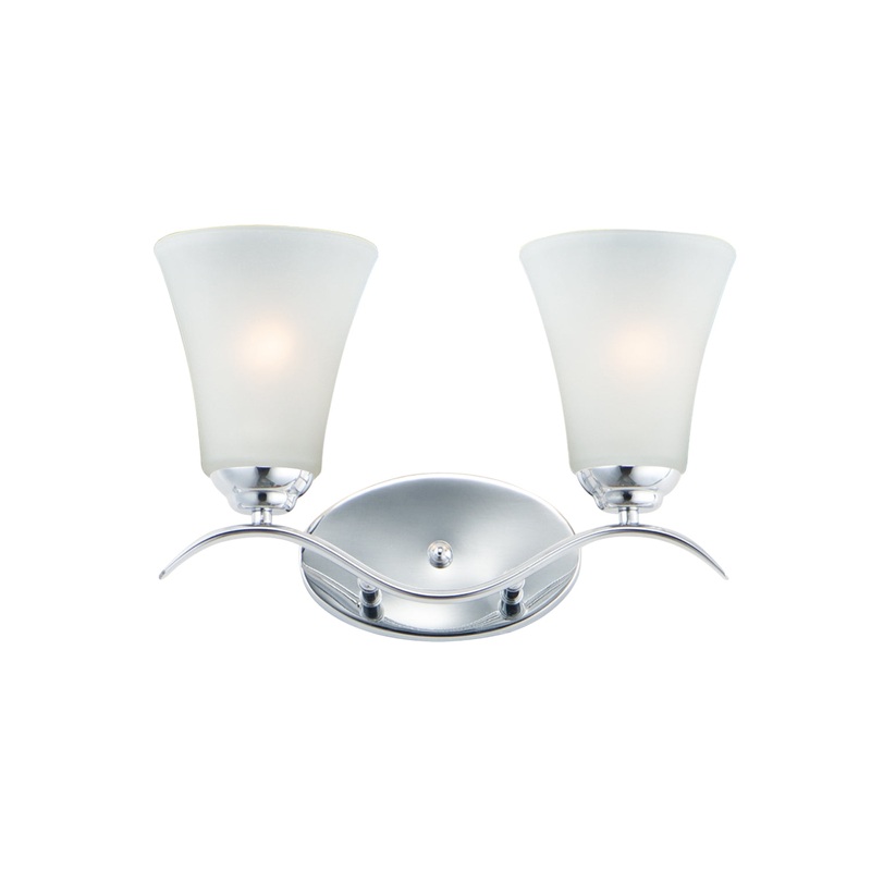 Vital Two Light Bath Vanity in Polished Chrome